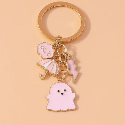 Enamel Horse Unicorn Keychain, Cute Animal Key Ring Pendant, Car Key Holder, Handbag Accessory, DIY Jewelry Gift for Women and Girls