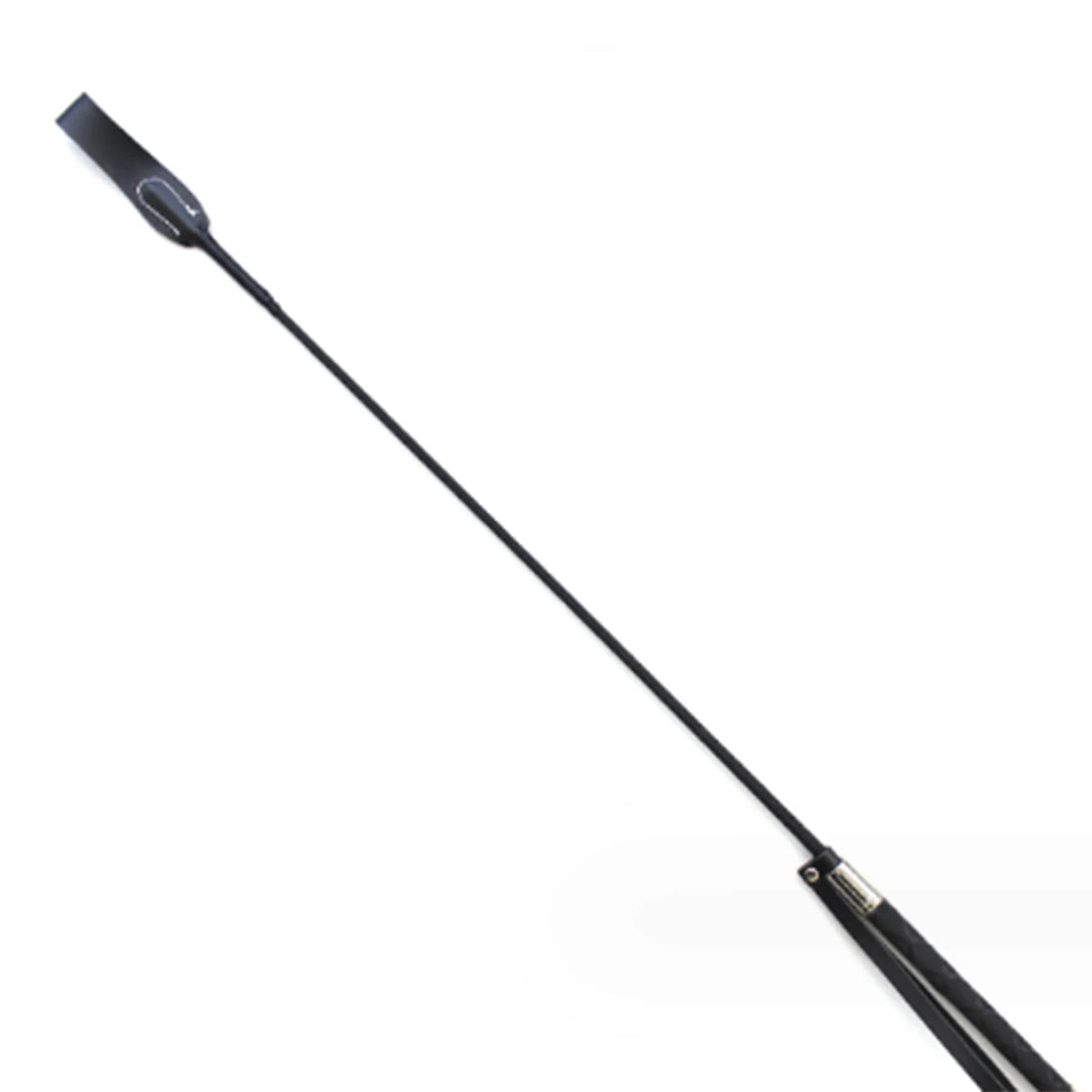 Premium Leather Horse Riding Crop – Equestrian Training Whip with Double Slapper