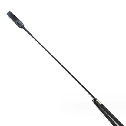 Premium Leather Horse Riding Crop – Equestrian Training Whip with Double Slapper