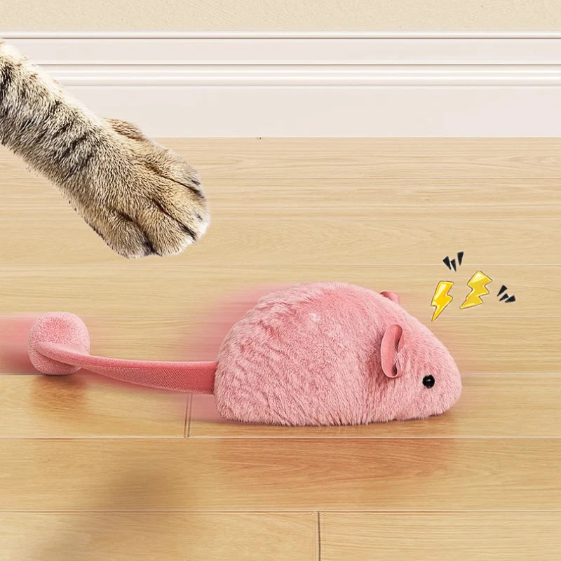 Interactive Plush Mouse Cat Toys – Glow-in-the-Dark Chew & Play Toys for Indoor Cats