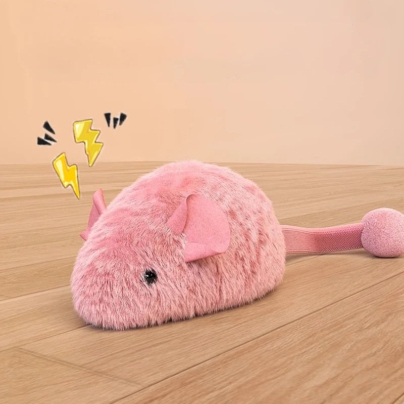 Interactive Plush Mouse Cat Toys – Glow-in-the-Dark Chew & Play Toys for Indoor Cats