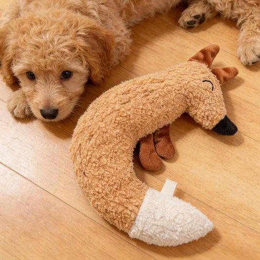 Interactive Squeaky Chew Toy for Aggressive Chewers – Durable Plush Toy for Dogs & Cats