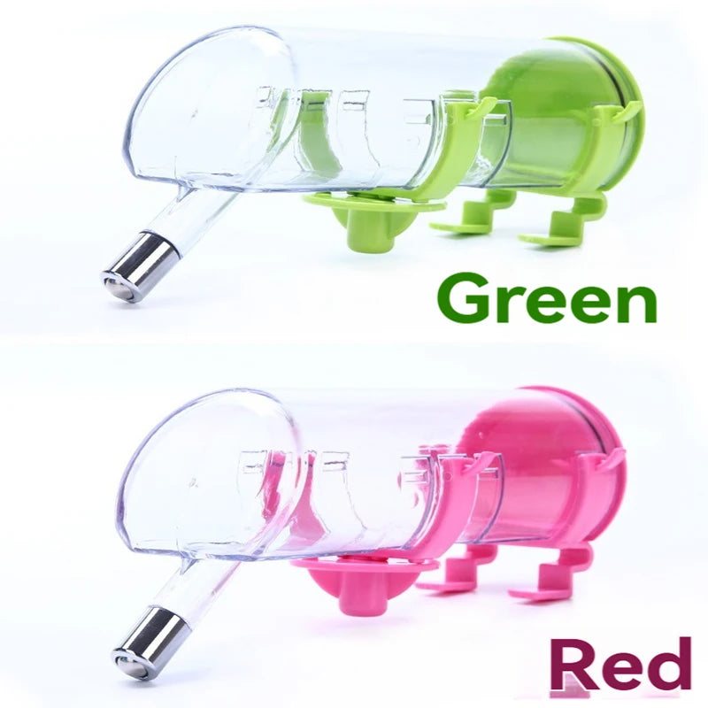Hanging Pet Water Dispenser for Cages – Automatic Drinking Fountain with No-Leak Spout