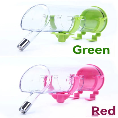 Hanging Pet Water Dispenser for Cages – Automatic Drinking Fountain with No-Leak Spout