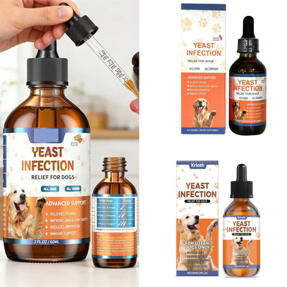 Dog Skin & Coat Care Drops – 60ml Herbal Pet Supplement for Healthy Skin & a Shiny Coat