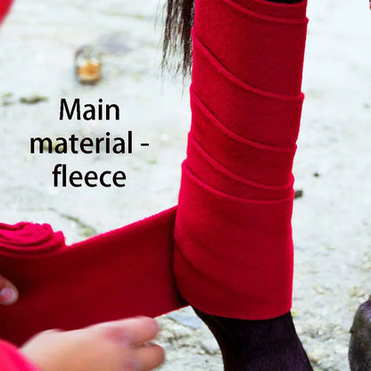 Polar Fleece Horse Leggings – Tendon Protection & Support Bandages (2pcs)